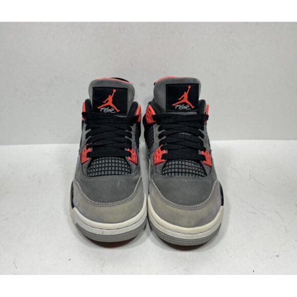 Nike Air Jordan 4 Retro GS Infrared 2022 408452-061 Size 5Y / Womens 6.5 Shoes - Picture 2 of 9